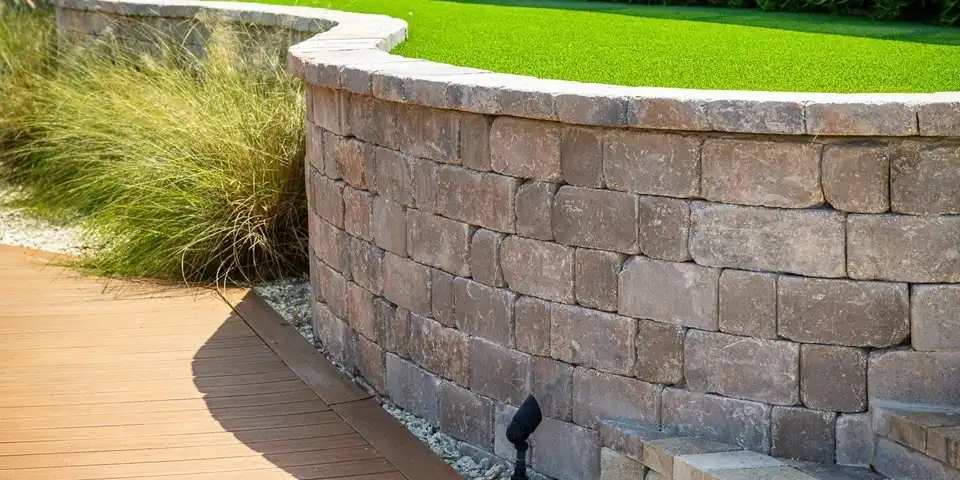 Palm Bay Retaining Wall Repair crew at work